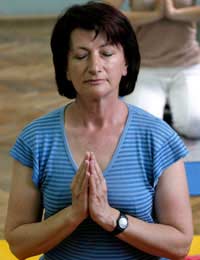 Meditation Meditating Yoga Menopause Hot